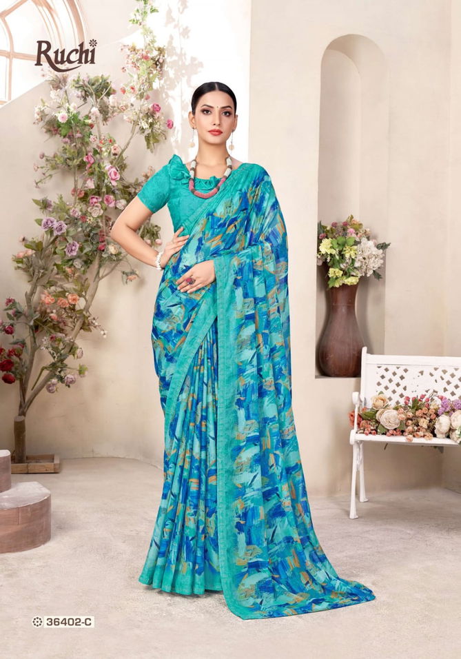 Vanilla 11 By Ruchi Chiffon Printed Sarees Wholesale Shop In Surat